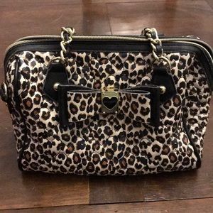 Betsey Johnson Leopard Print Purse